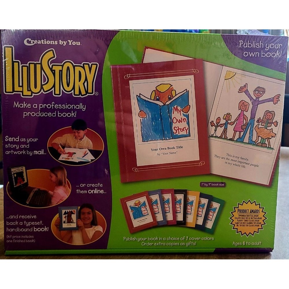 Illustory Book Making Game For Kids! Make a Professionally Produced Book. *NEW*